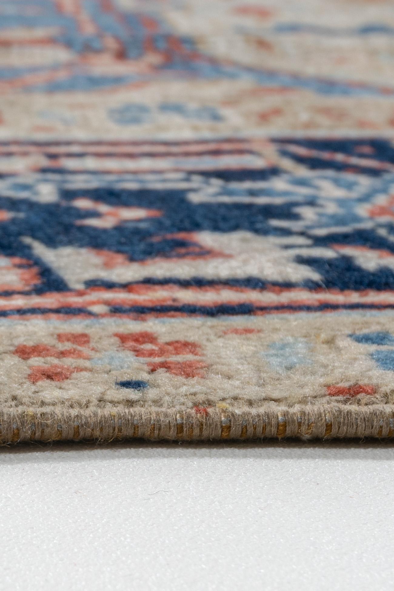 Vintage Persian Ivory Heriz Rug For Sale 3