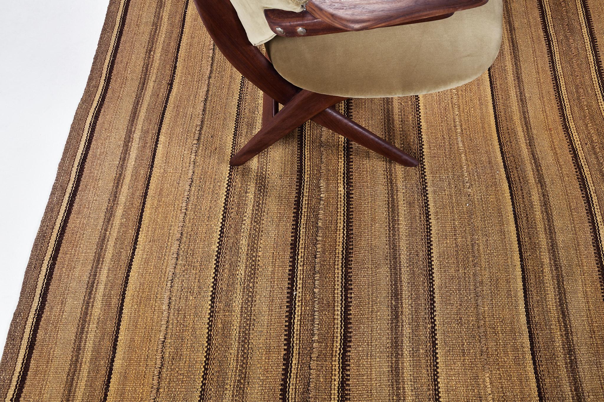 Persischer Jejim Kilim Flachgewebe-Teppich, Vintage im Zustand „Gut“ im Angebot in WEST HOLLYWOOD, CA