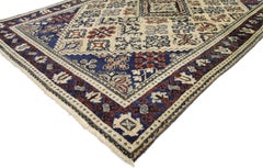 Vintage Persian Joshegan Rug with Modern Italian Farmhouse Style