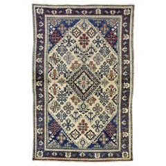 Vintage Persian Joshegan Rug with Modern Italian Farmhouse Style