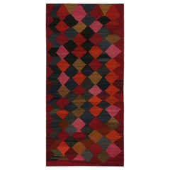 Persischer Karadagh-Kelim mit polychromen Diamanten von Teppich & Kilim, Vintage