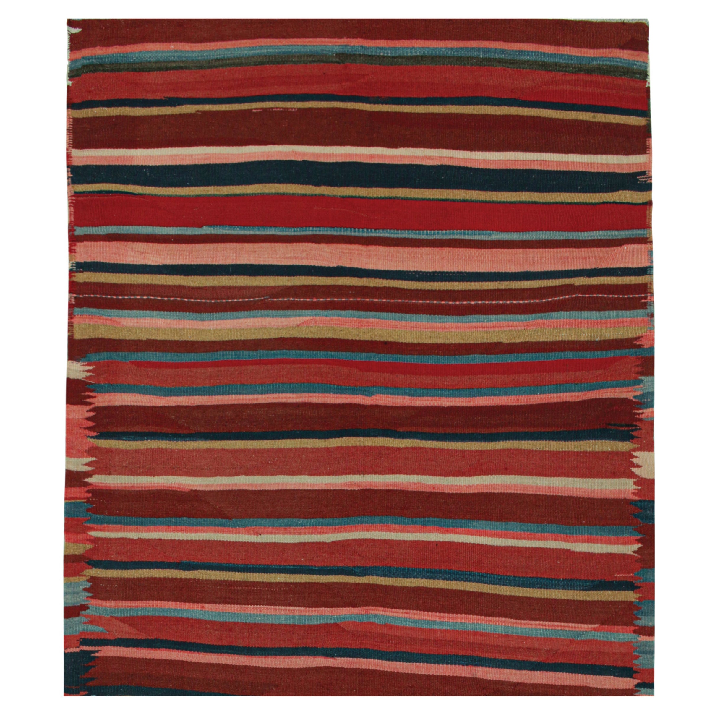 Vintage Persian Karadagh Tribal Kilim in Polychromatic Stripes von Rug & Kilim