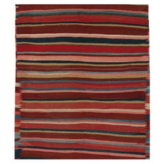 Vintage Persian Karadagh Tribal Kilim in Polychromatic Stripes von Rug & Kilim