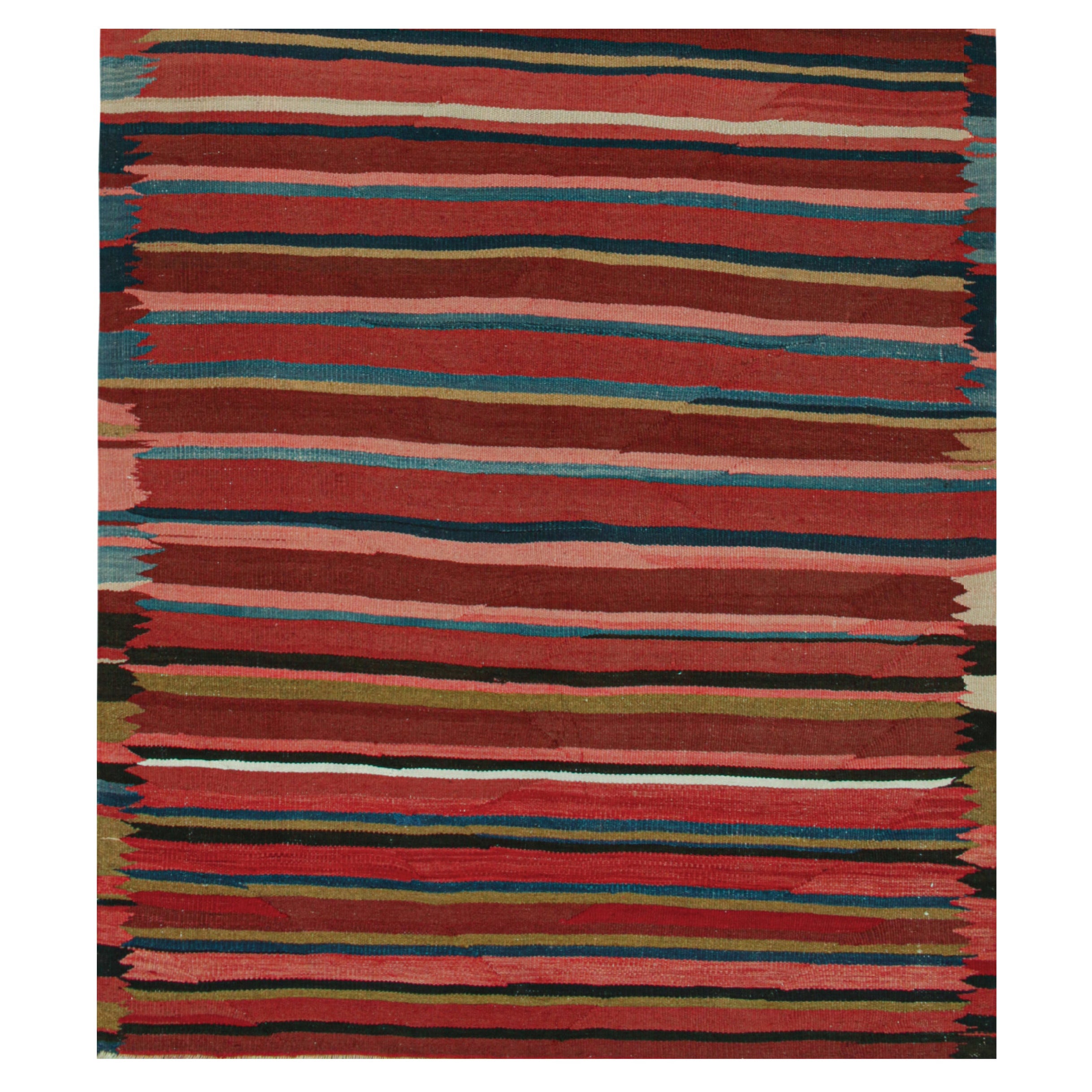 Vintage Persian Karadagh Tribal Kilim in Polychromatic Stripes von Rug & Kilim