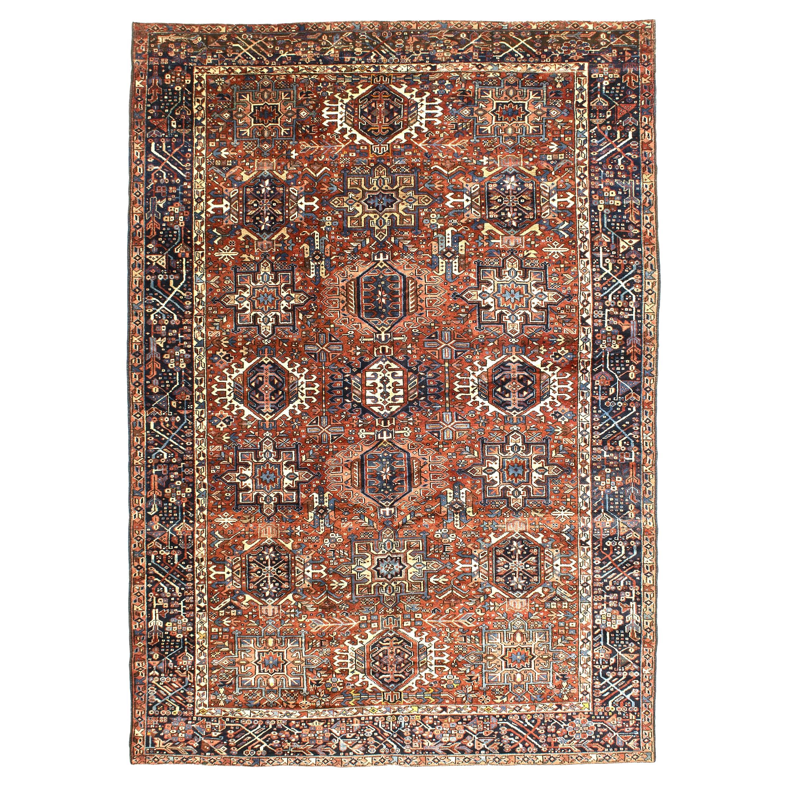 Tapis persan Karadja vintage