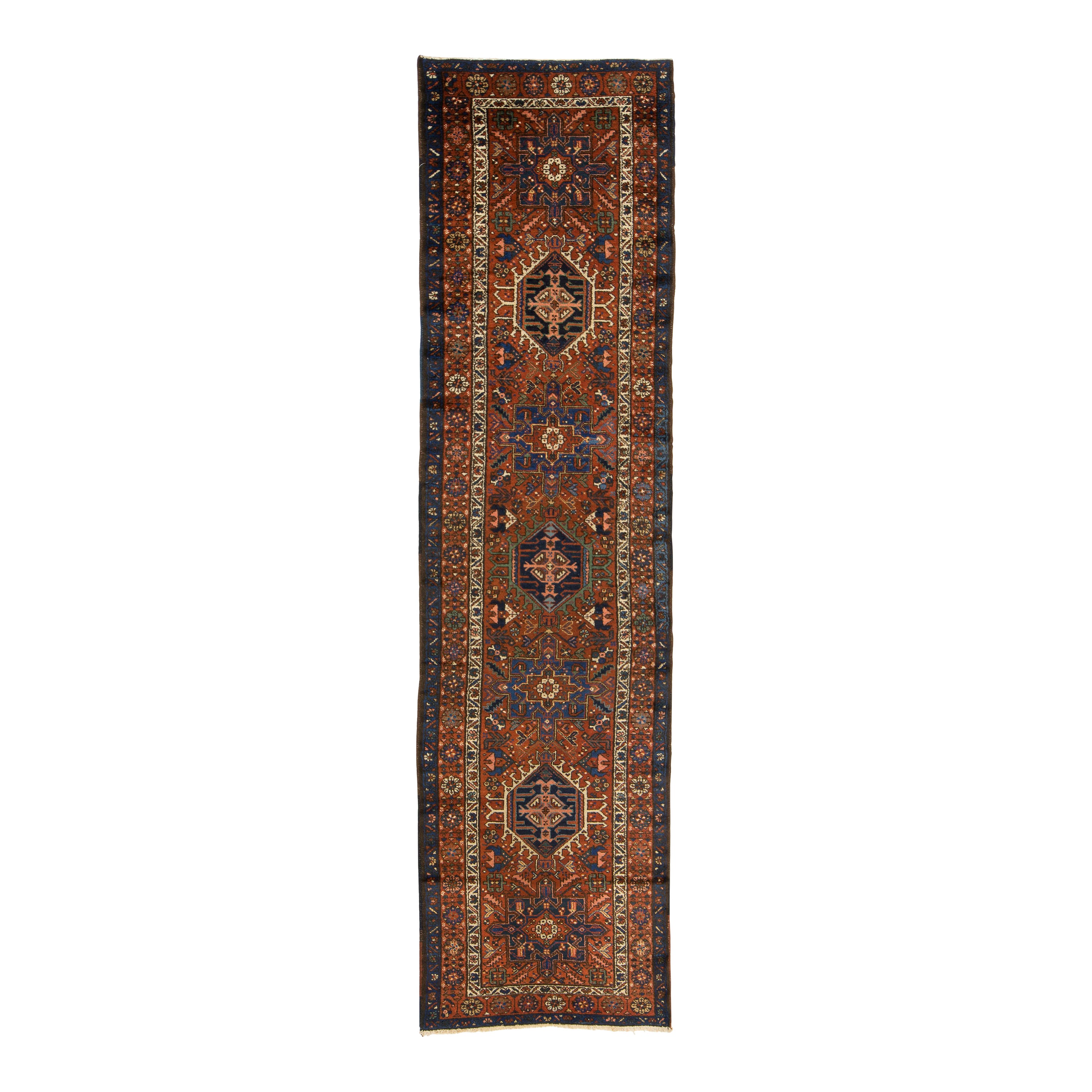 Tapis de couloir persan vintage Karadja