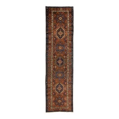 Tapis de couloir persan vintage Karadja