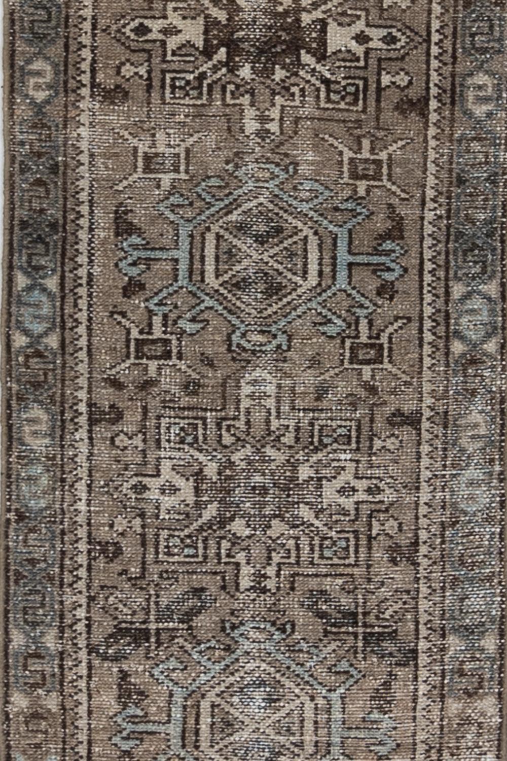 Age: 1930

Pile: Low

Wear Notes: 2

Material: Wool on Cotton

Vintage rugs are made by hand over the course of months, sometimes years. Their imperfections and wear are evidence of the hard working human hands that made them and the