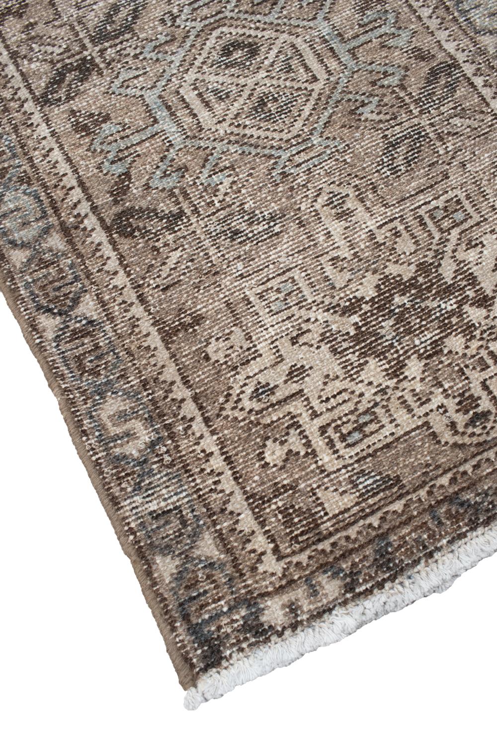 20th Century Vintage Persian Karaja Runner Rug For Sale