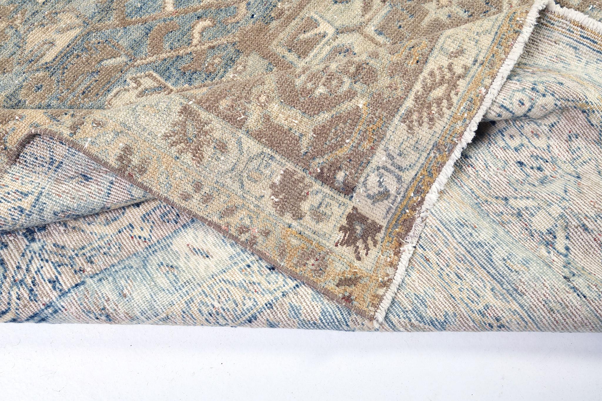 Wool Vintage Persian Karaje Rug For Sale