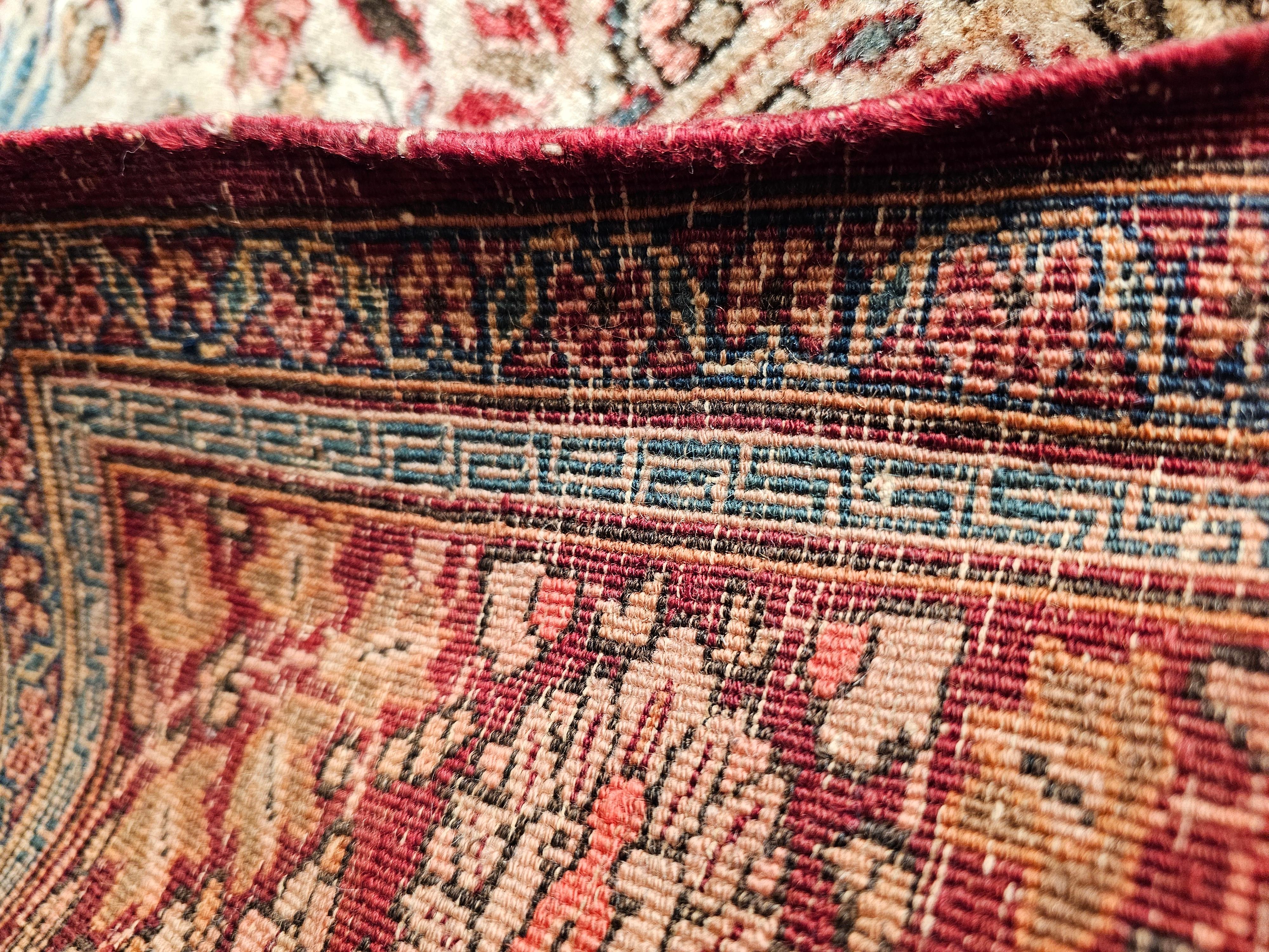 Altpersischer Kashan-Teppich mit Lebensbaum-Muster im Angebot 3