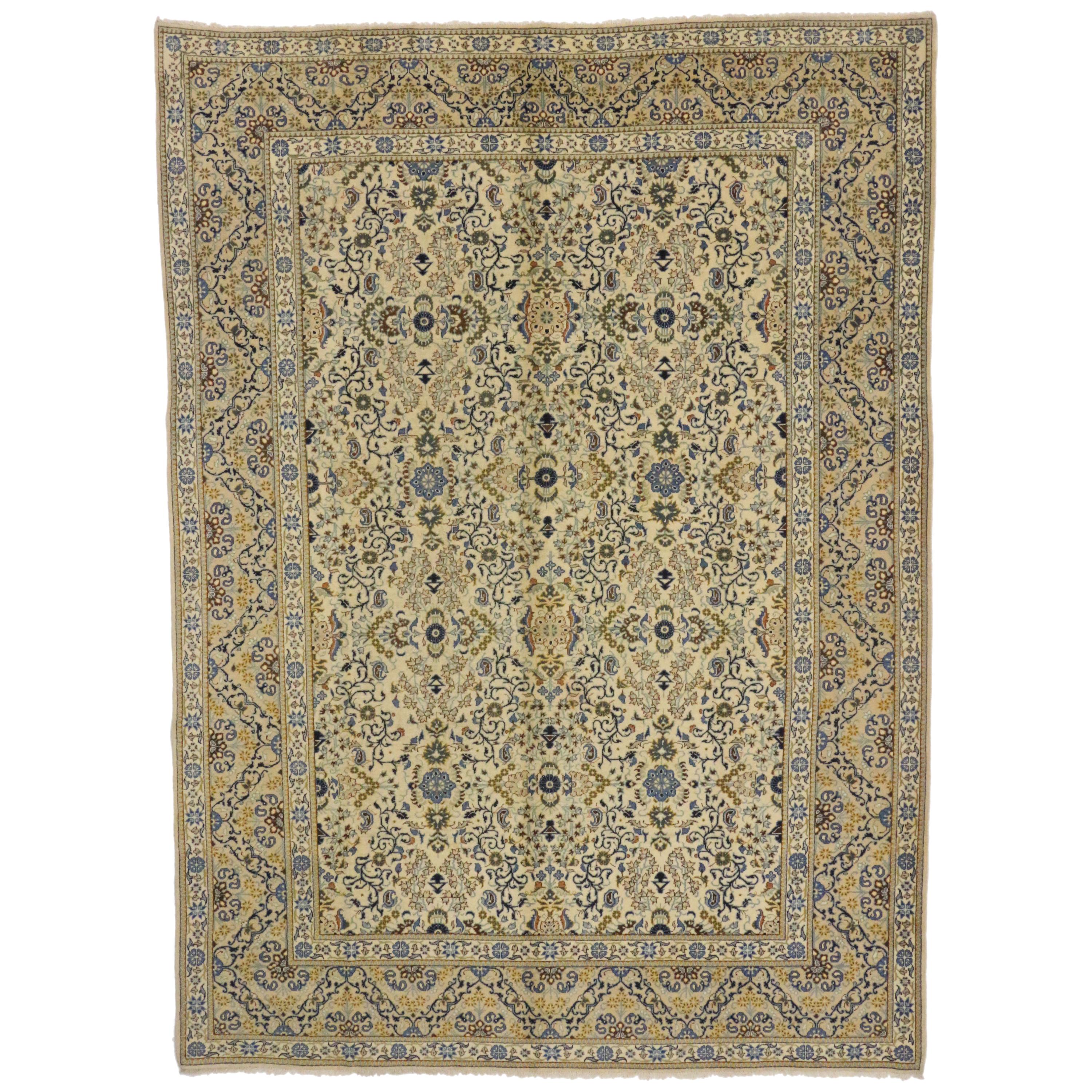 Persischer Millefleur Kashan-Teppich aus Millefleur
