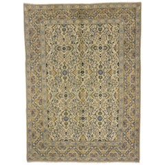 Tapis persan Millefleur Kashan vintage