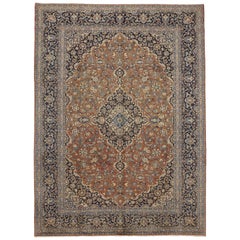 Persischer Kashan-Teppich im traditionellen Stil, Vintage