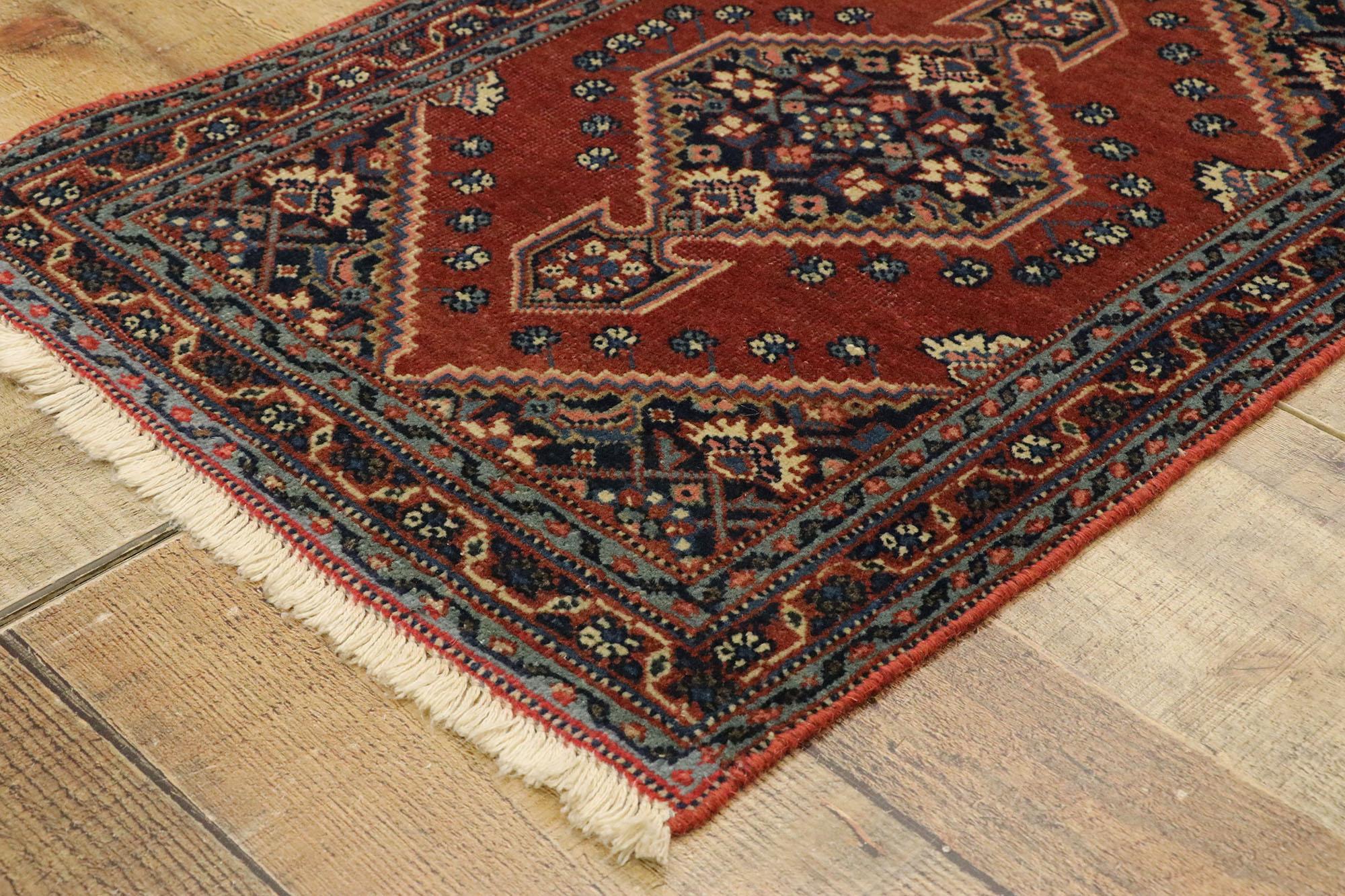 20th Century Vintage Persian Kashan Carpet For Sale