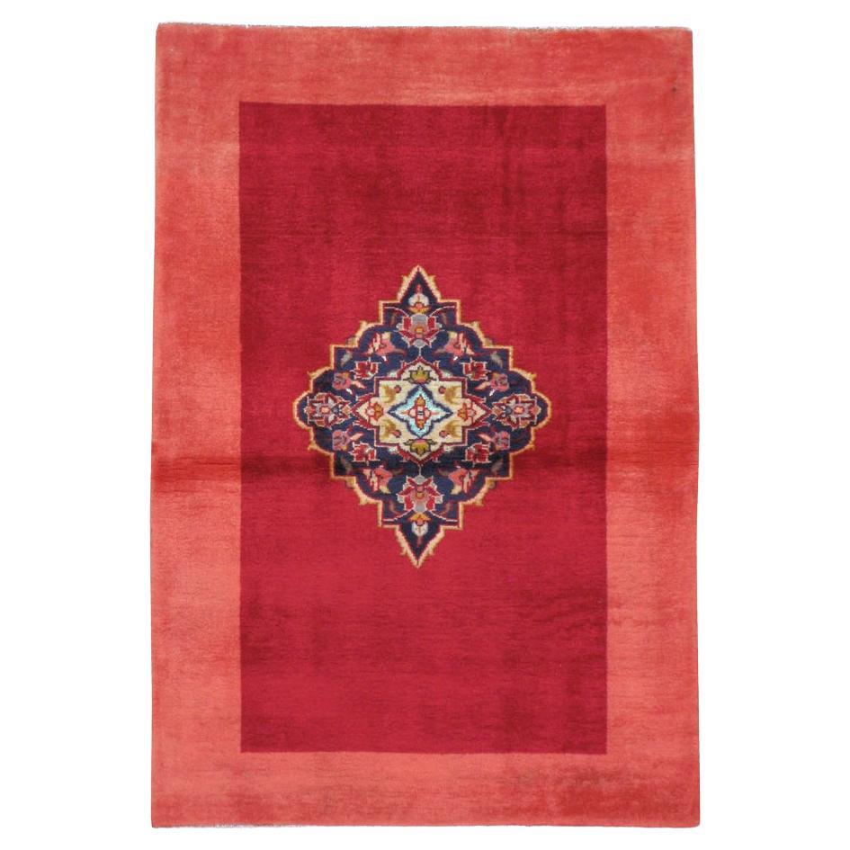 Vintage Persian Kashan Carpet For Sale