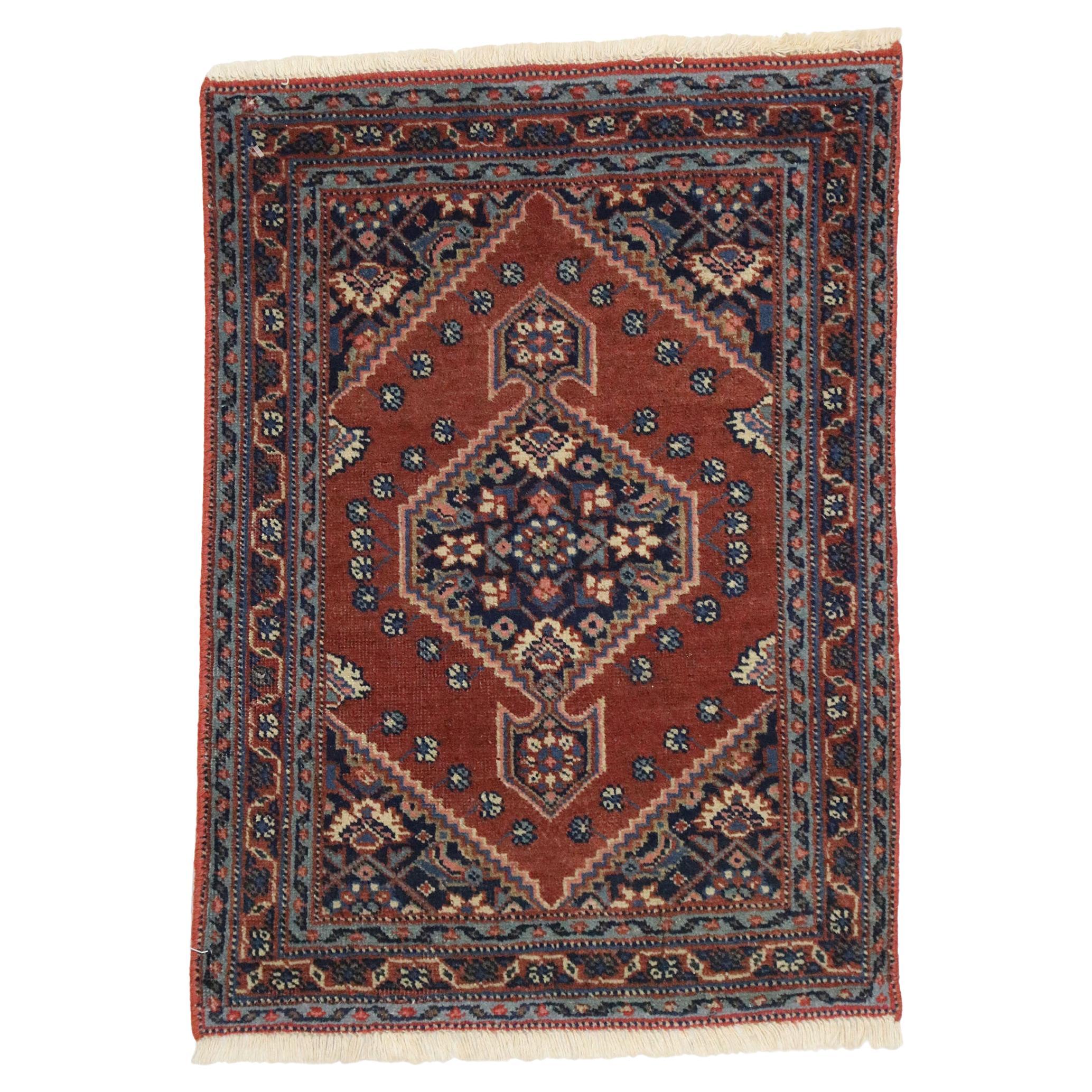 Vintage Persian Kashan Carpet