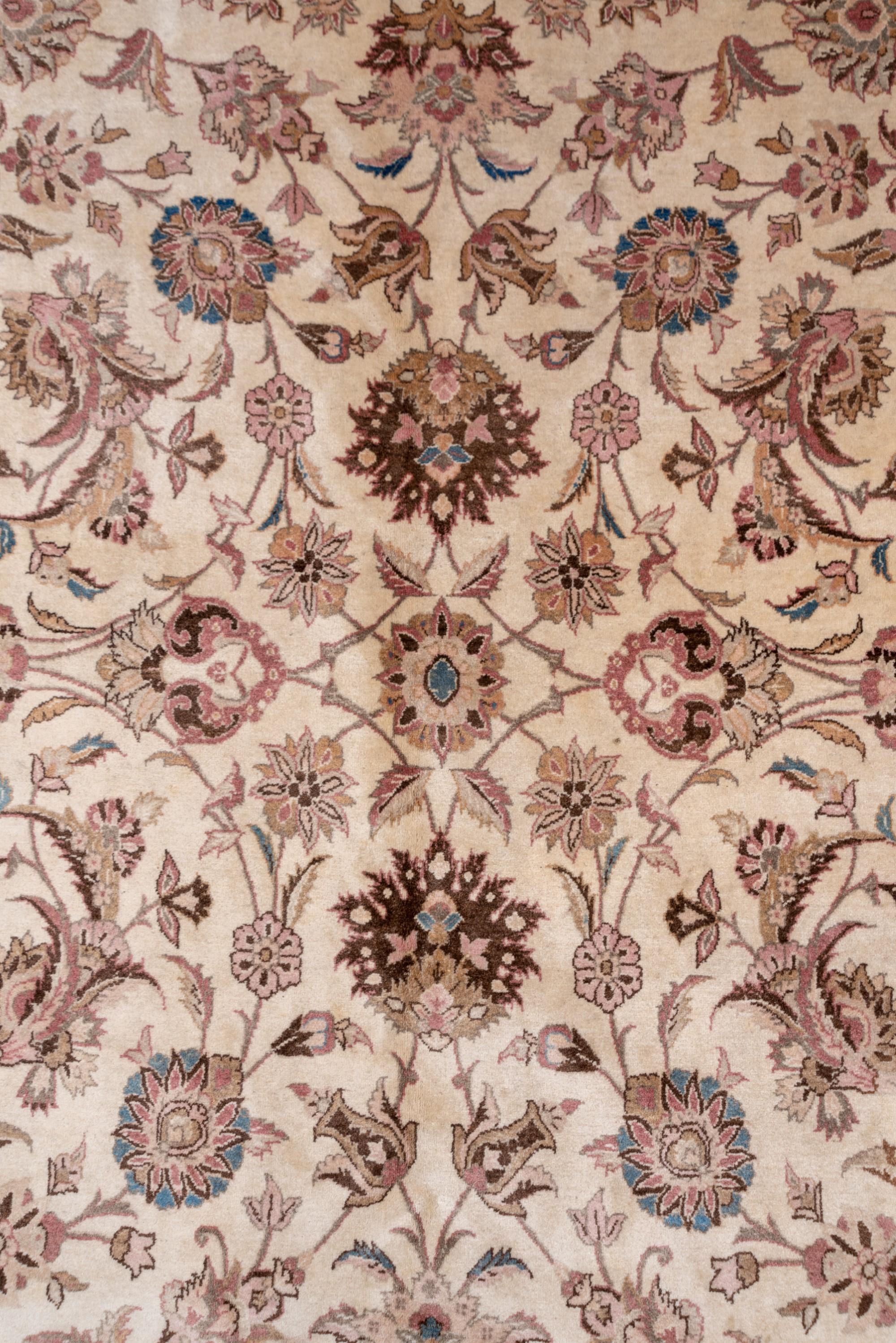 Annodato a mano Vintage Persian Kashan in vendita