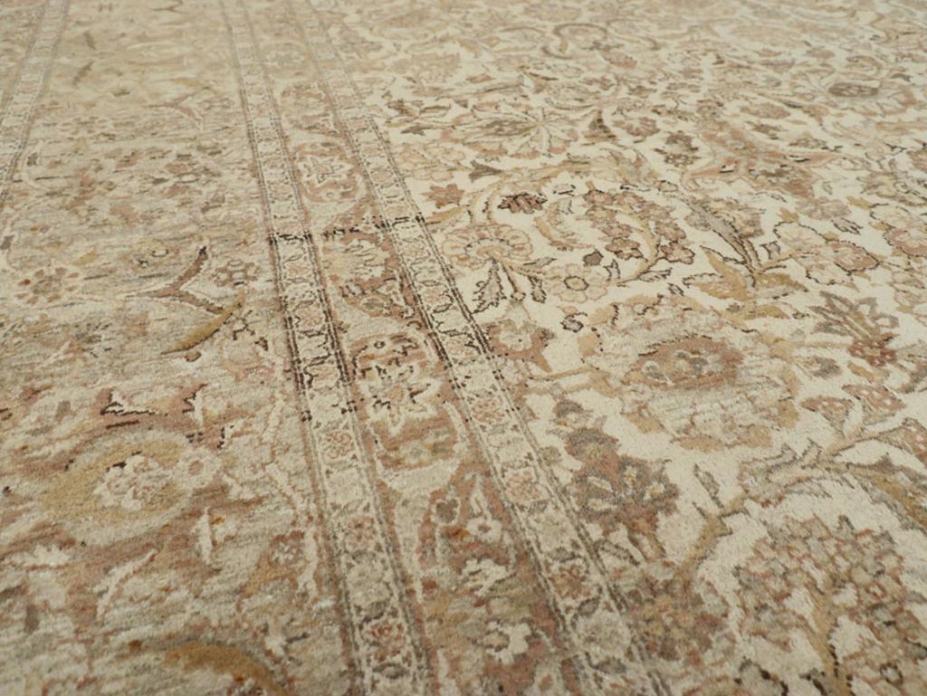 Vintage Persisch Kashan Zimmer Größe Teppich (Kaschan) im Angebot