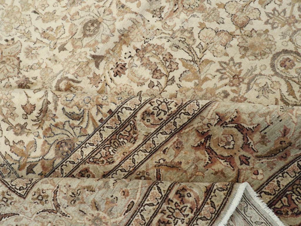 Vintage Persisch Kashan Zimmer Größe Teppich (20. Jahrhundert) im Angebot