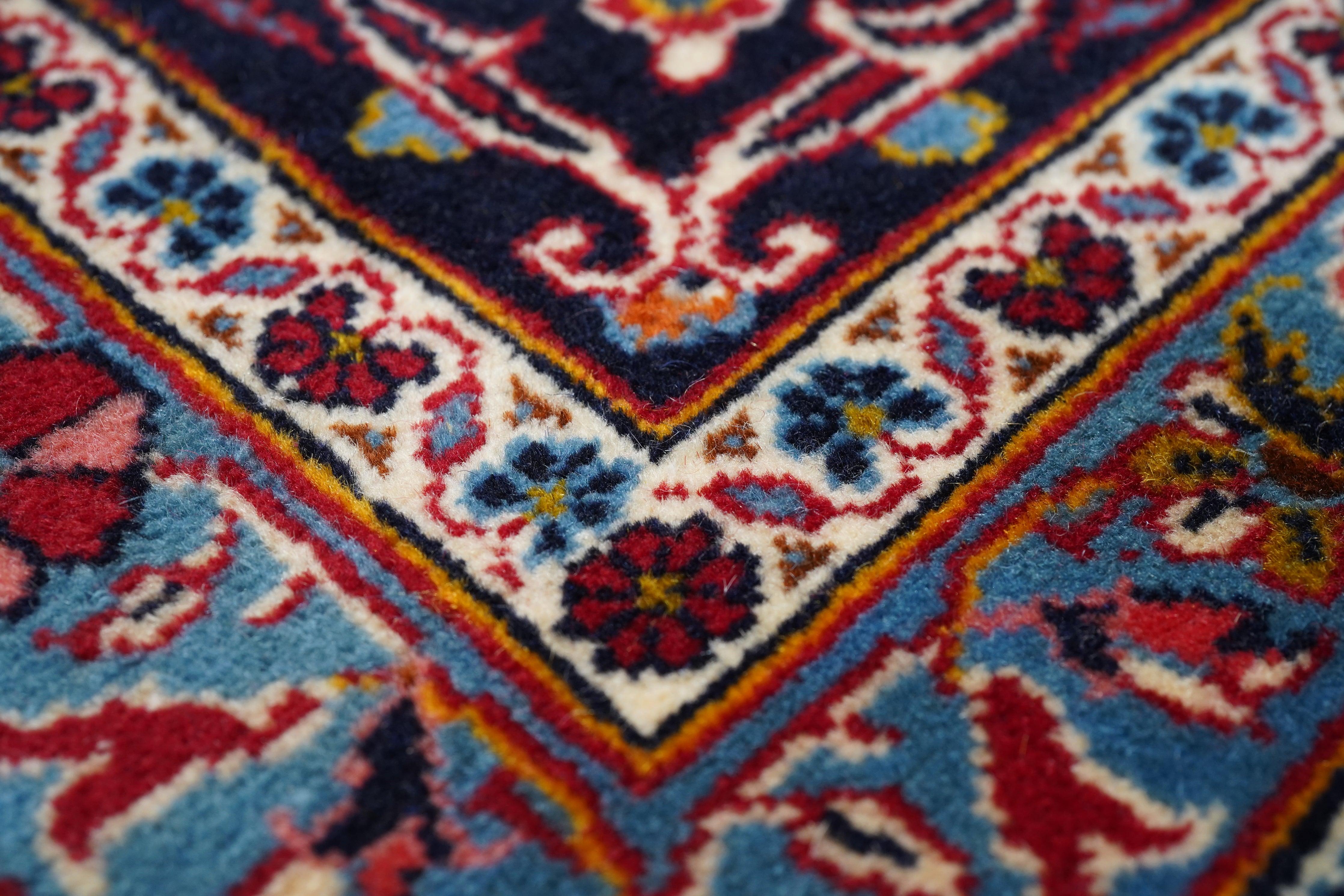 Tappeto persiano vintage Kashan 10'8'' x 14'3'' in vendita 4