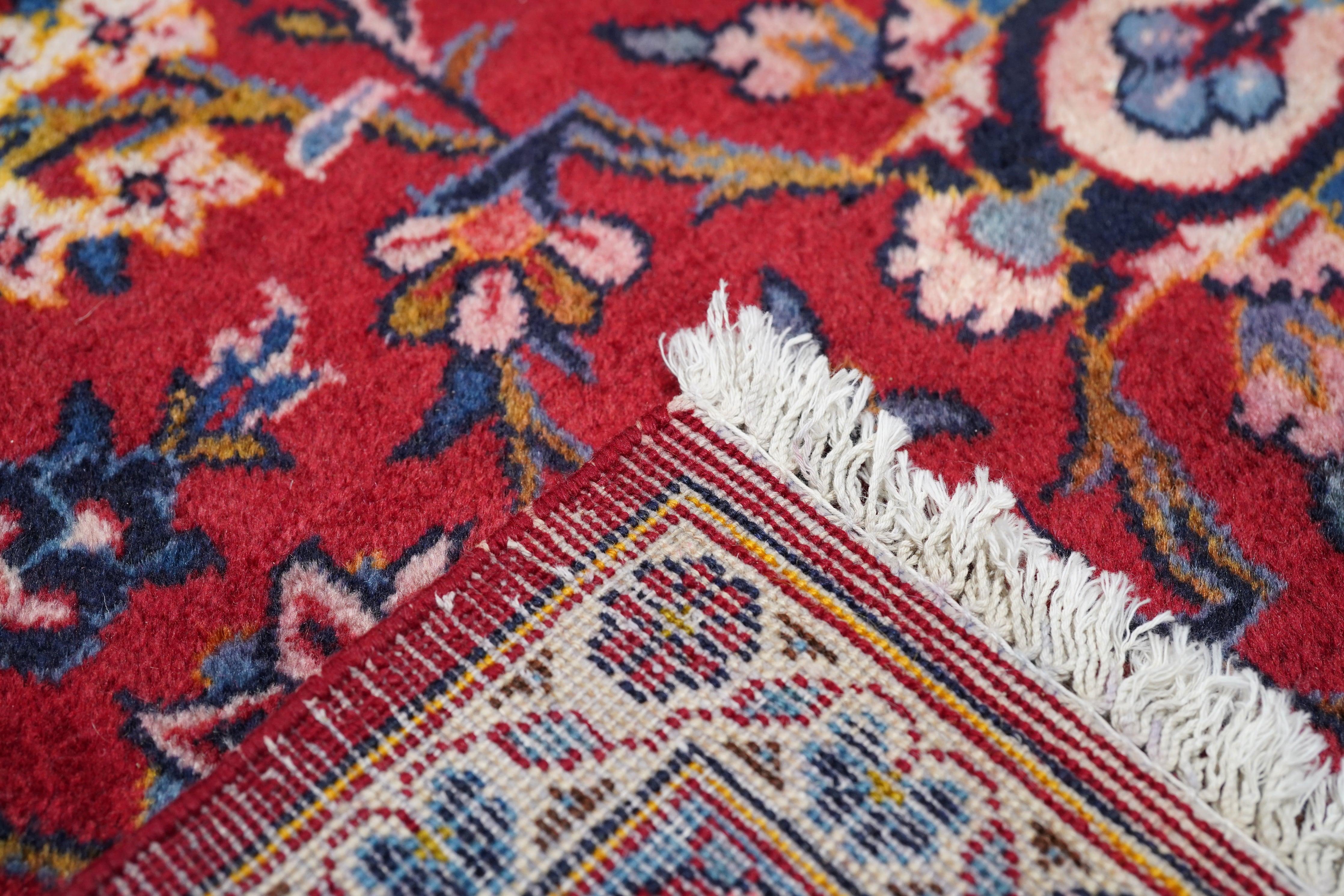 Tappeto persiano vintage Kashan 10'8'' x 14'3'' in vendita 8