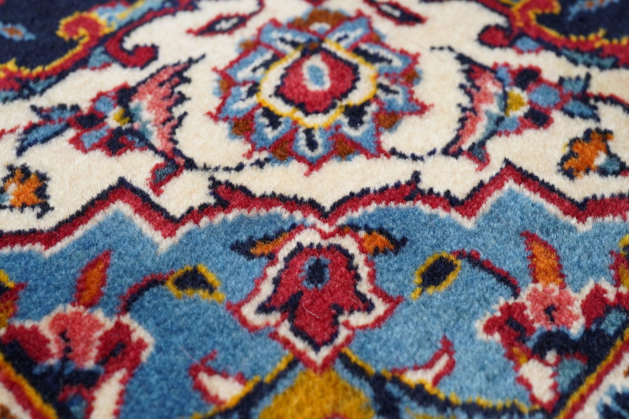 XX secolo Tappeto persiano vintage Kashan 10'8'' x 14'3'' in vendita