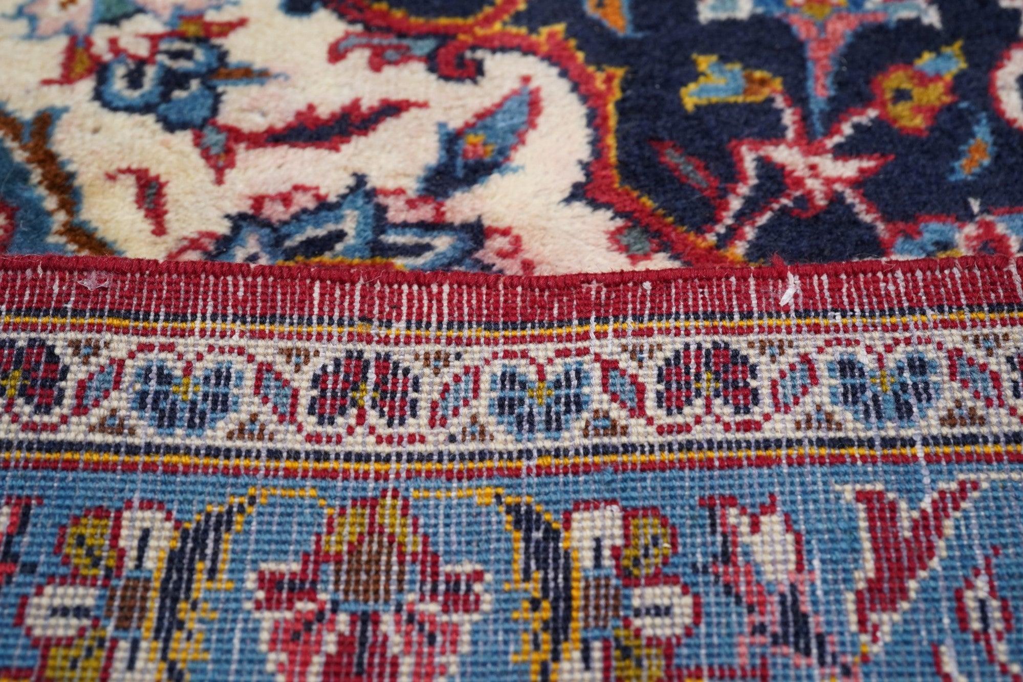 Tappeto persiano vintage Kashan 10'8'' x 14'3'' in vendita 1