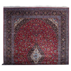 Vintage Persian Kashan Rug 12’9" x 19’3”