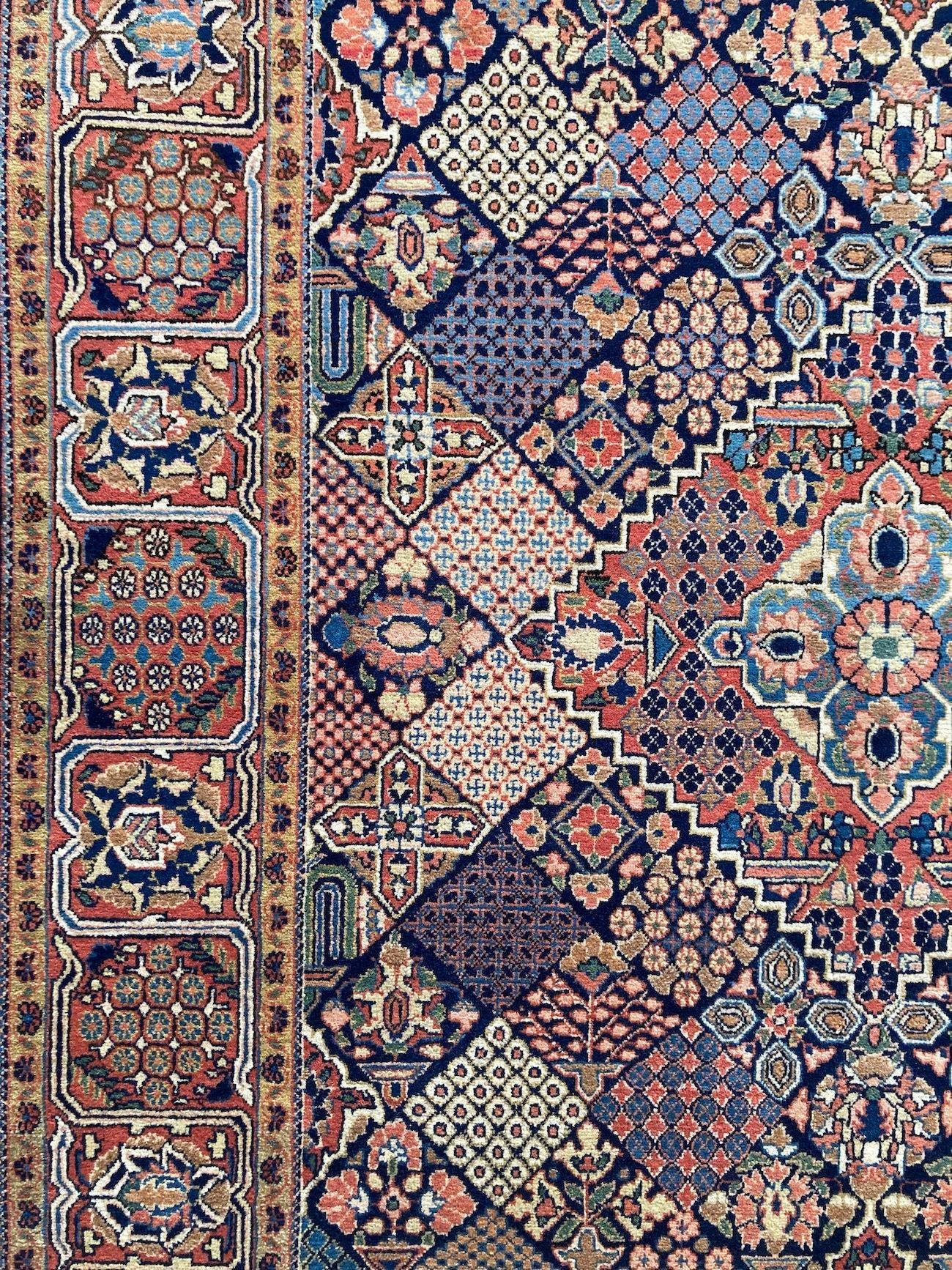 Persischer Kashan-Teppich im Vintage-Stil, 2,20 m x 1,35 m im Angebot 7