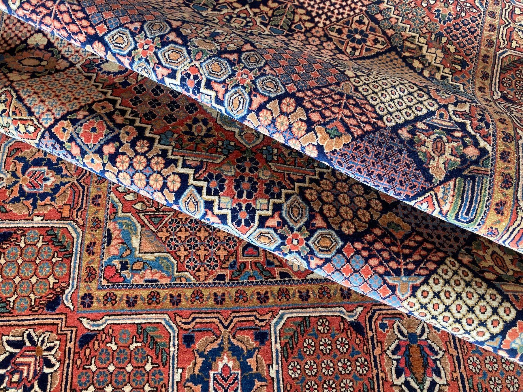 Vintage Persian Kashan Rug 2.20m x 1.35m in vendita 8