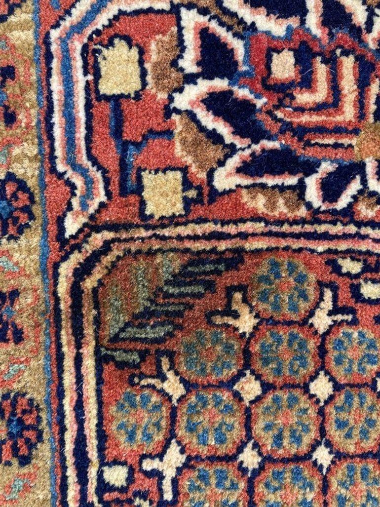 Persischer Kashan-Teppich im Vintage-Stil, 2,20 m x 1,35 m im Angebot 11
