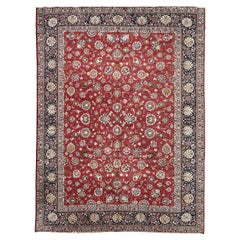 Vintage Persian Kashan Rug 29765