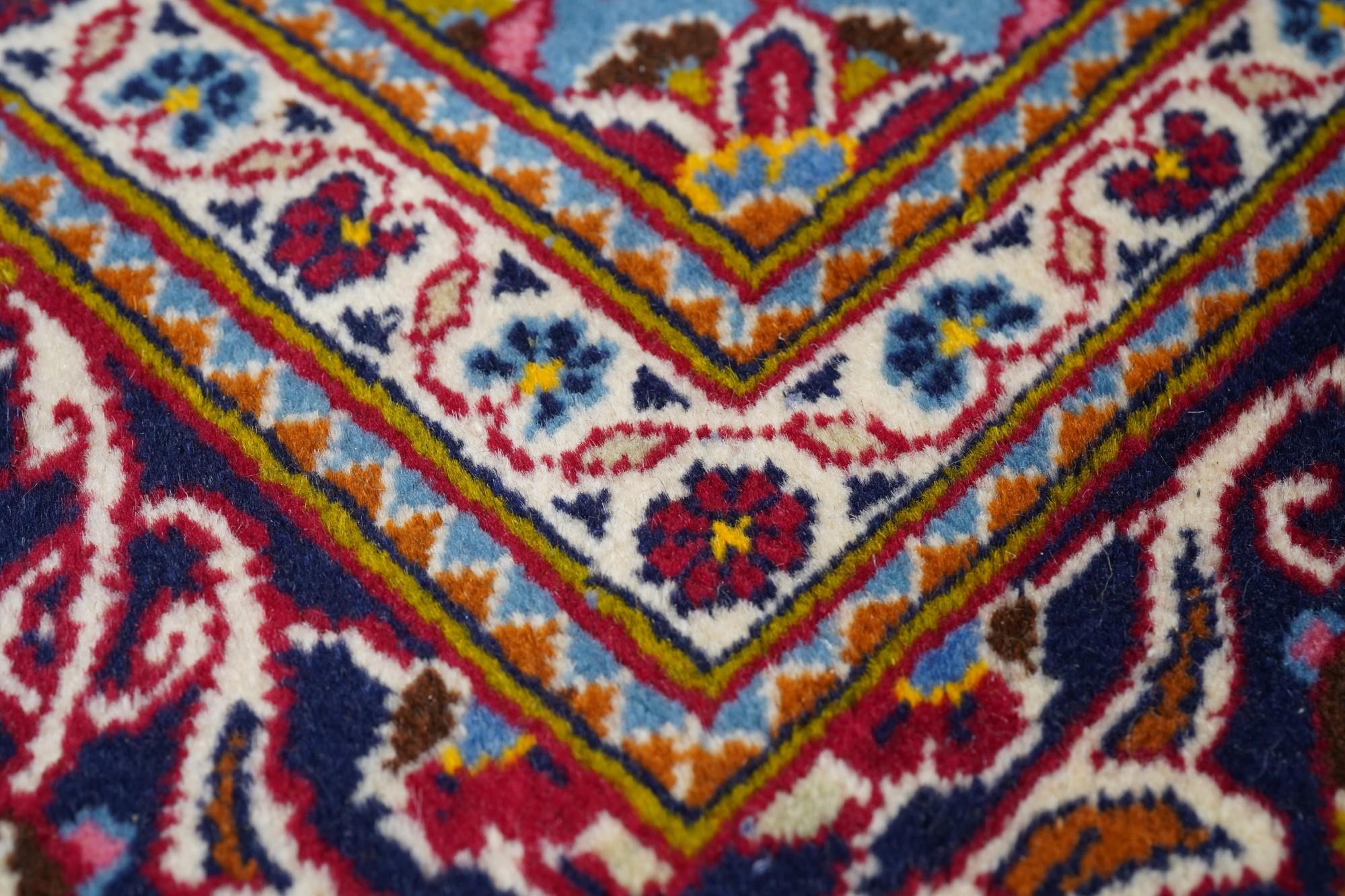 Tappeto persiano vintage Kashan 8'0
