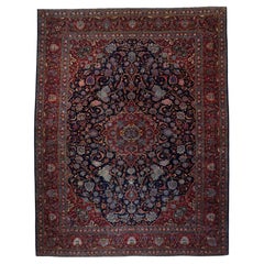 Vintage Persian Kashan Rug 9'6" x 11’6”
