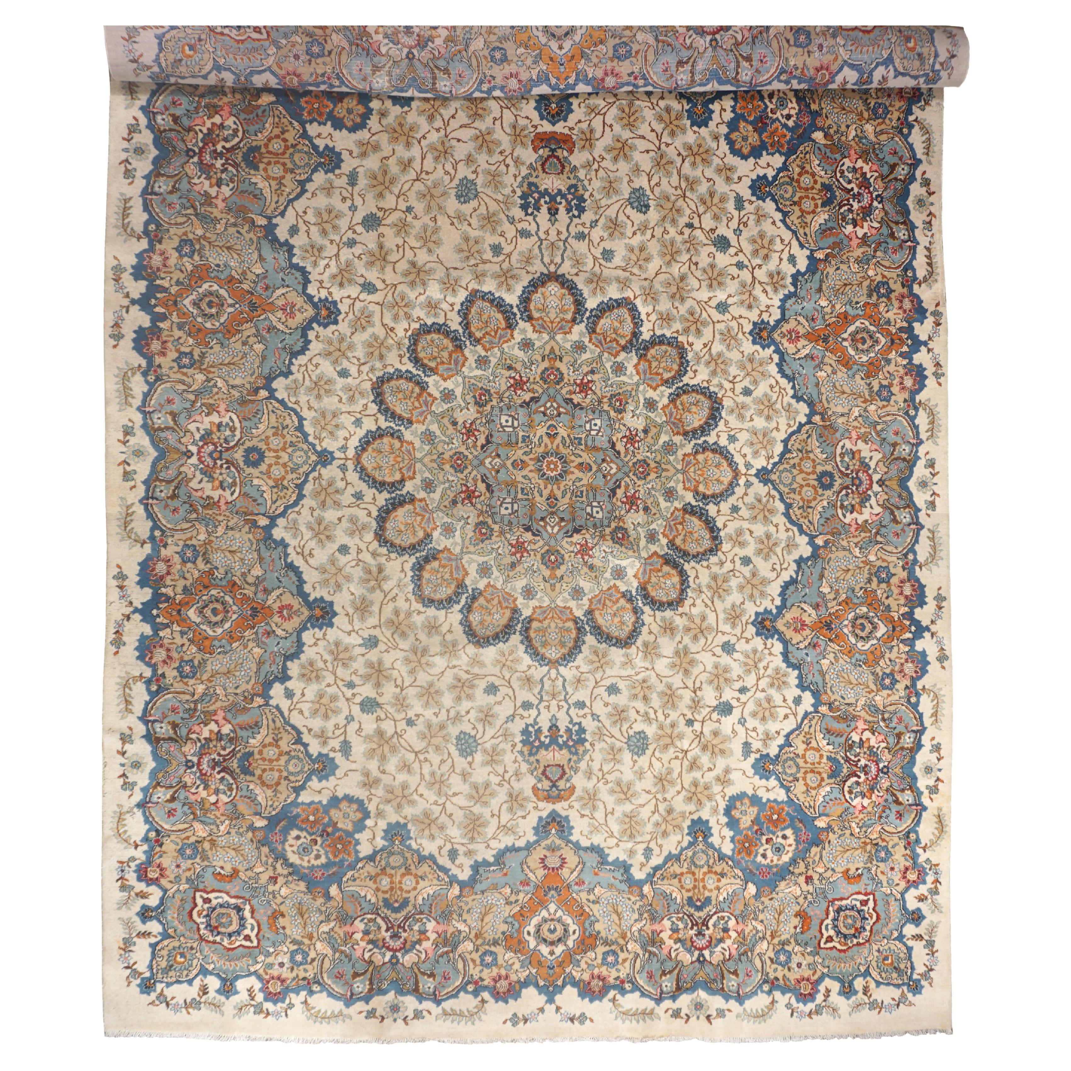 Persischer Kashan-Teppich, circa 1970 im Angebot