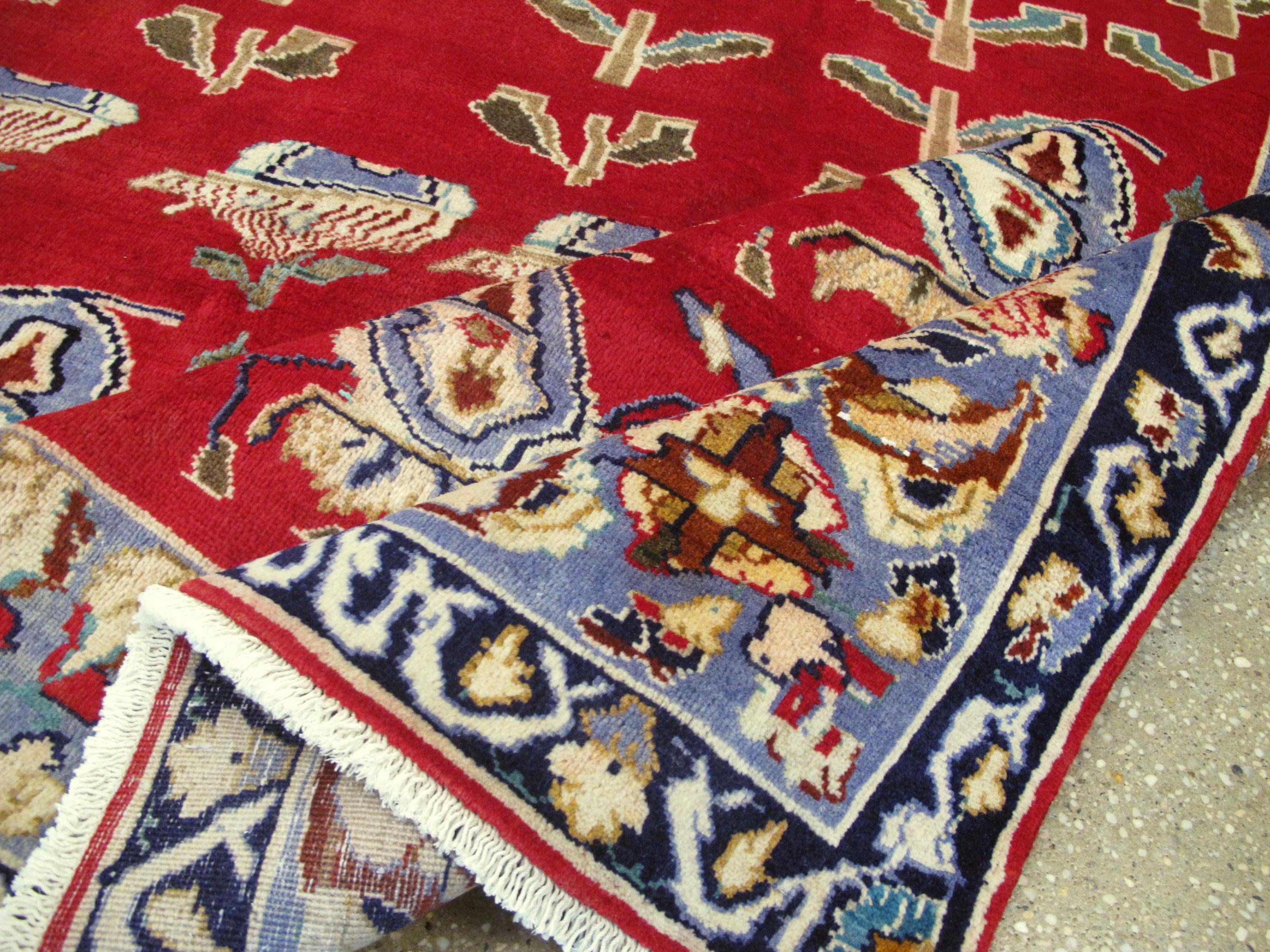Vintage Persian Kashan Rug For Sale 4