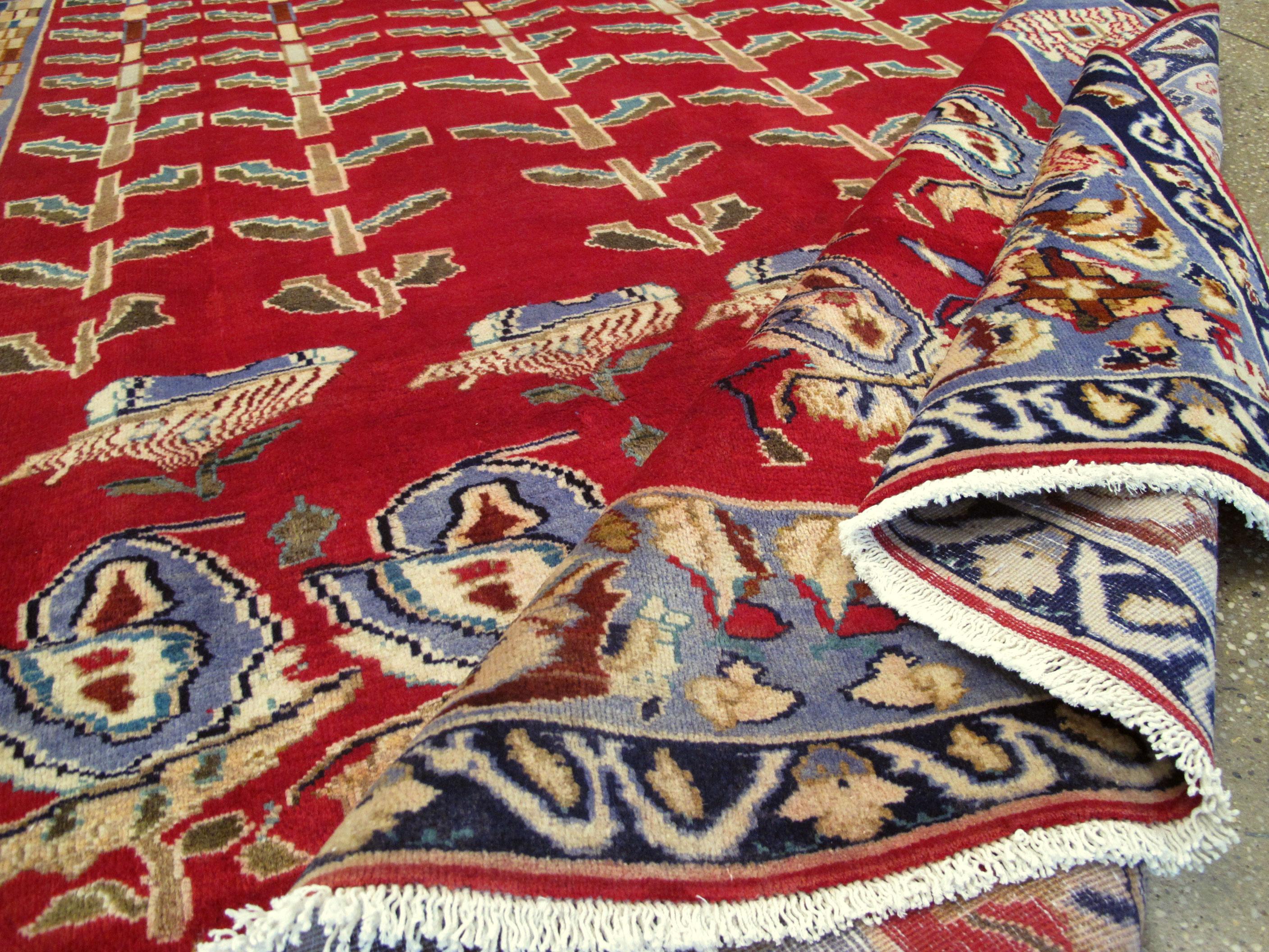 Vintage Persian Kashan Rug For Sale 5