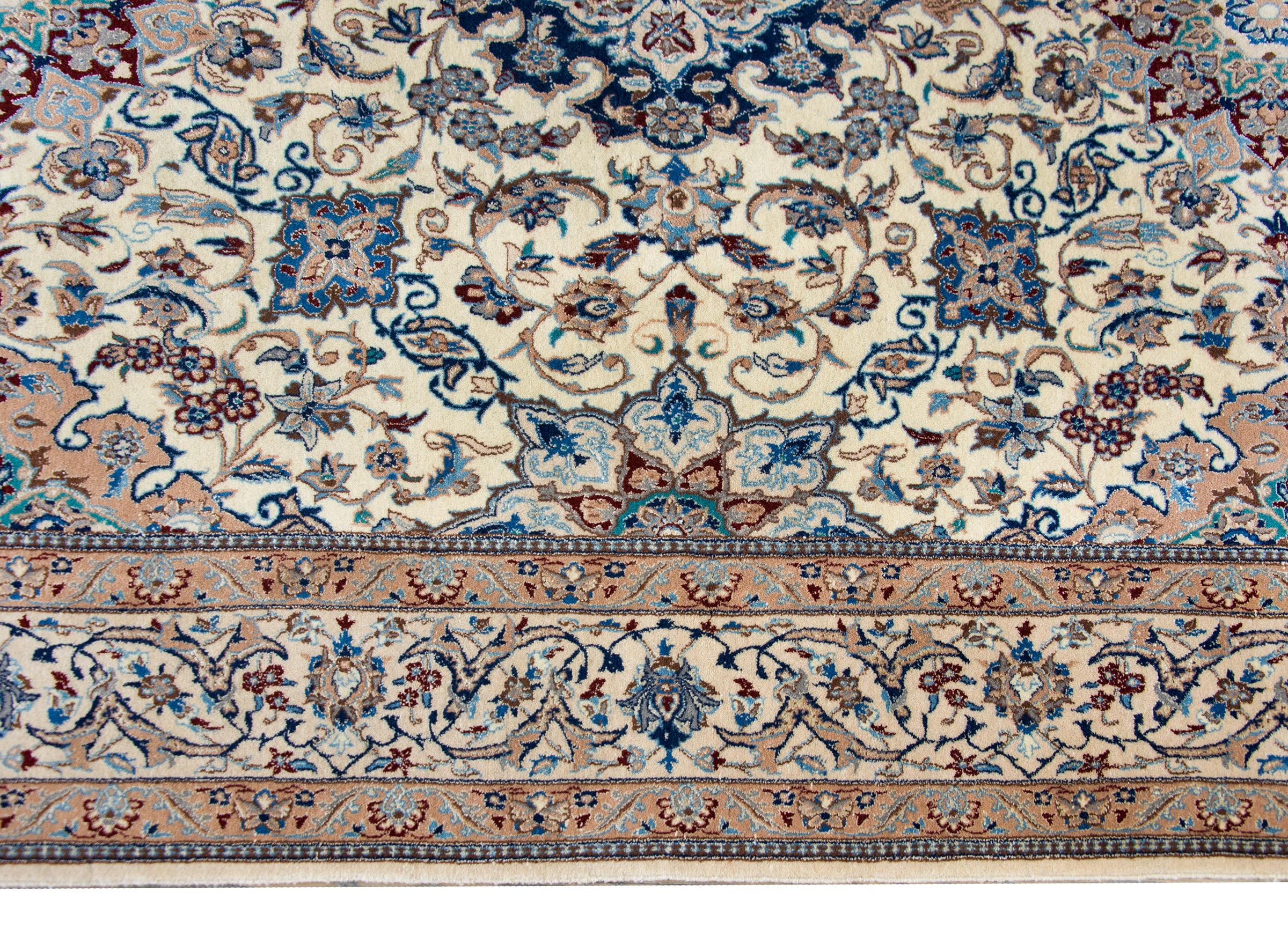 Vintage Persian Kashan Rug For Sale 6