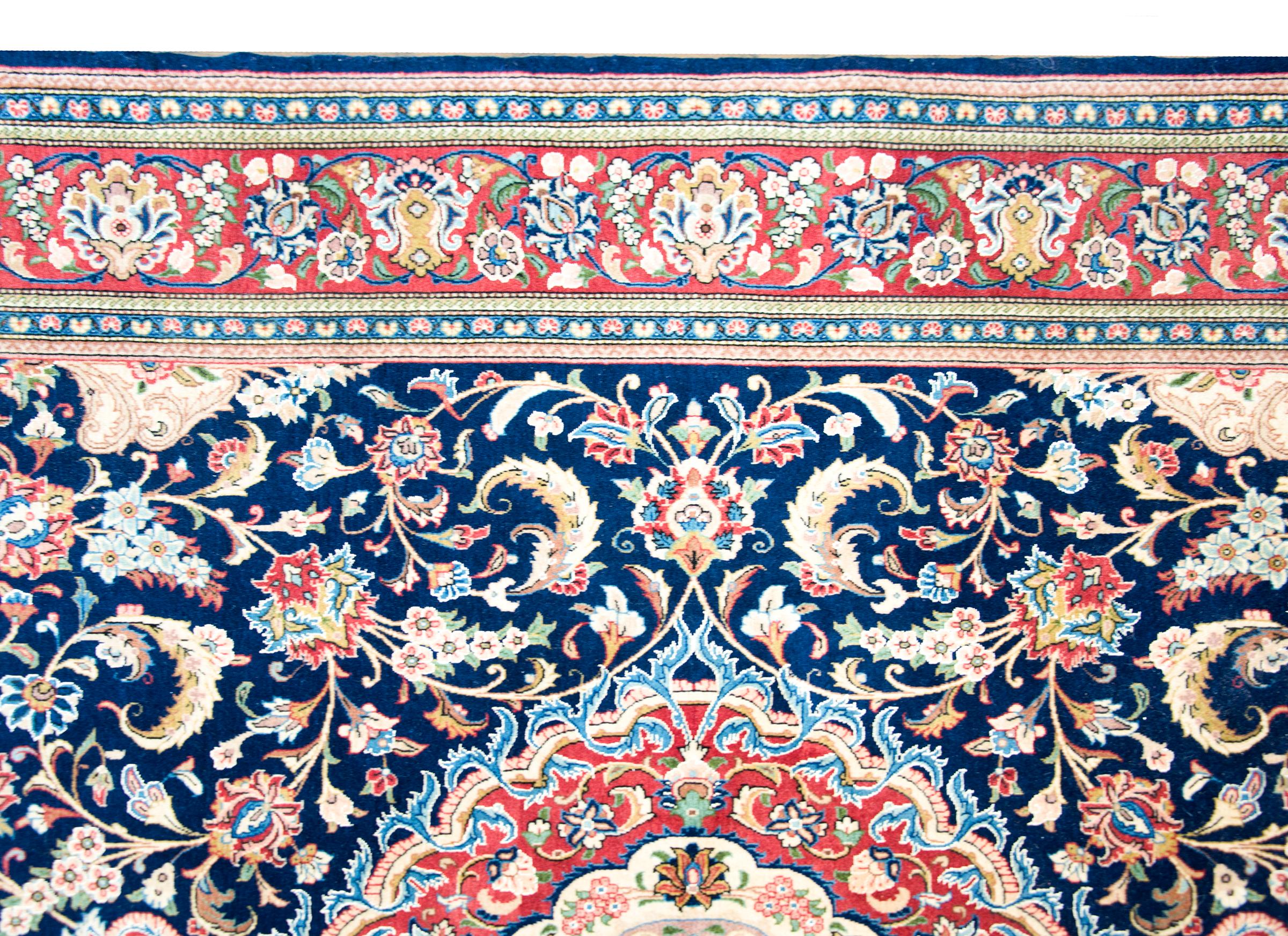 Vintage Persian Kashan Rug For Sale 7