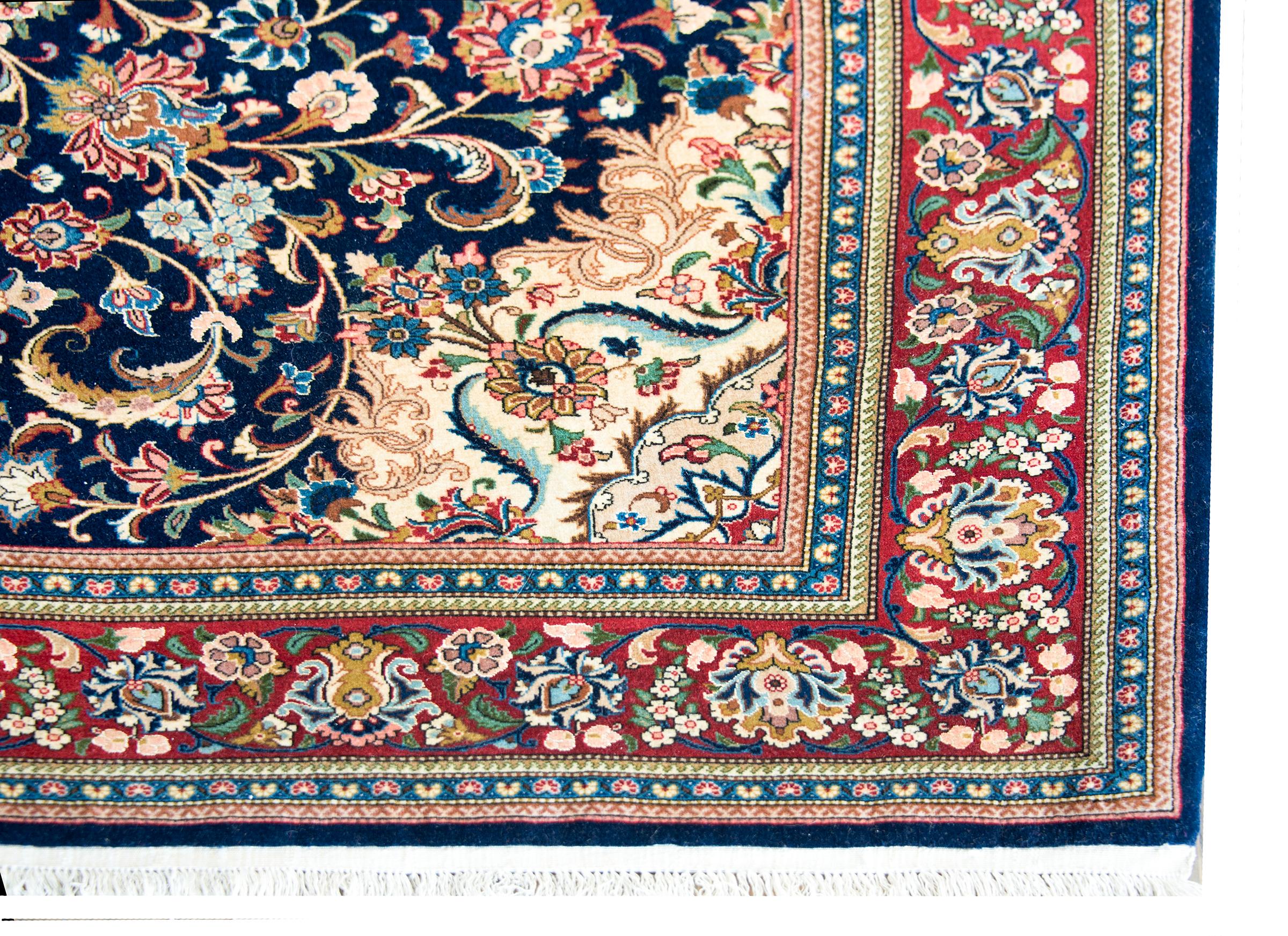 Vintage Persian Kashan Rug For Sale 8