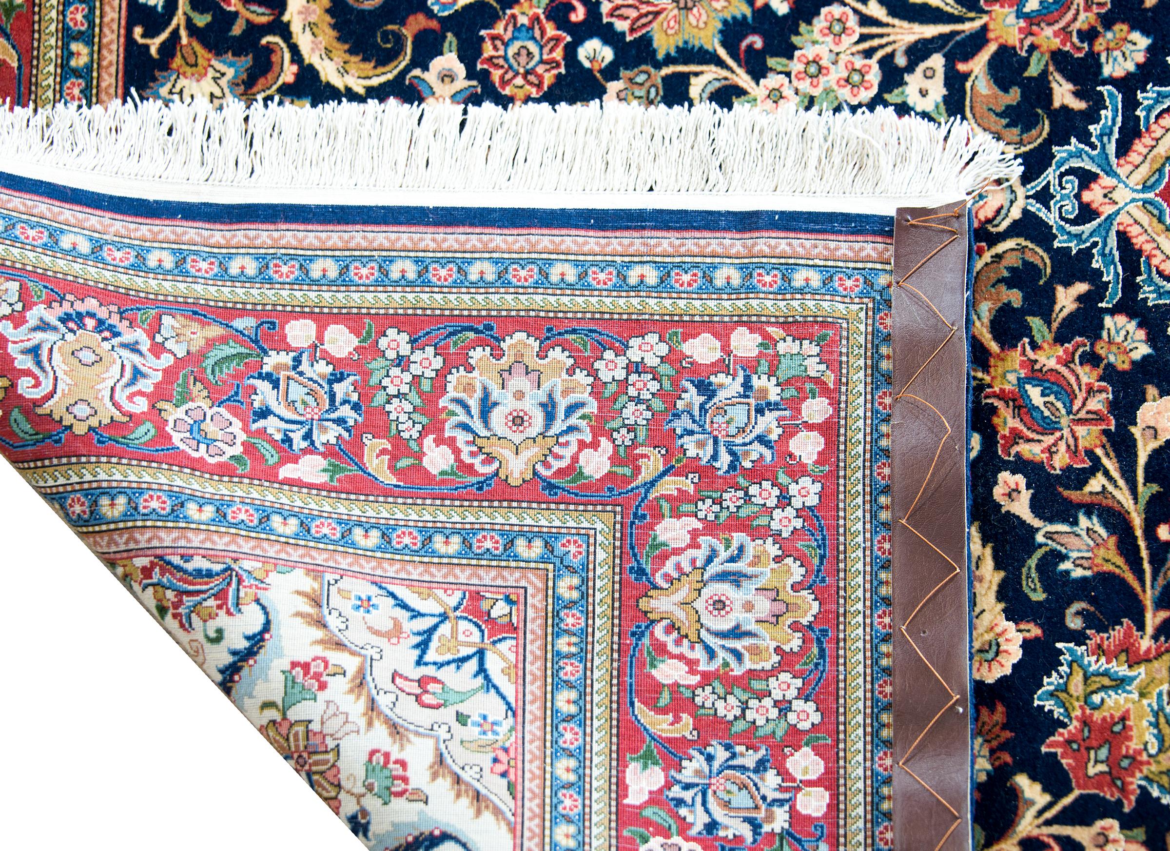 Vintage Persian Kashan Rug For Sale 9