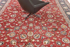 Vintage Persian Kashan Rug