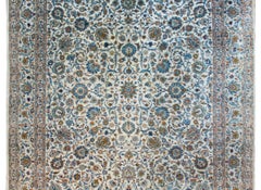 Vintage Persian Kashan Rug