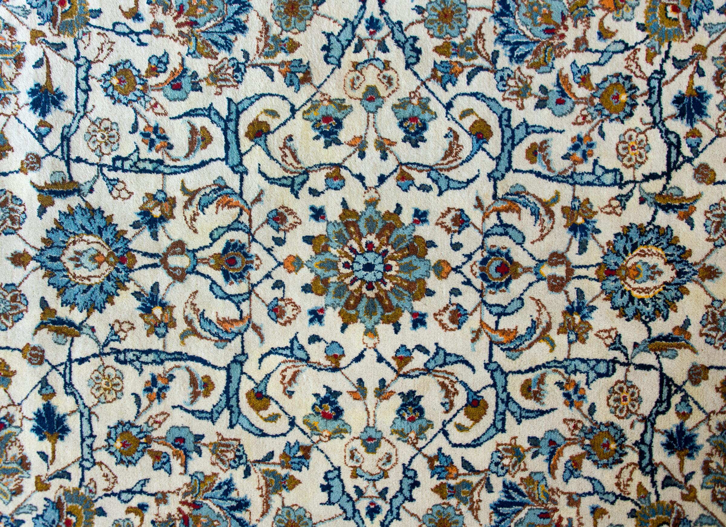 Vintage Persian Kashan Rug For Sale 2