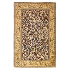 Vintage Persian Kashan Rug
