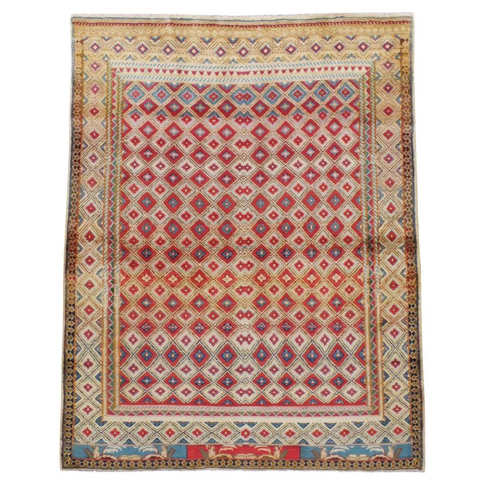 Vintage Persian Kashan Rug