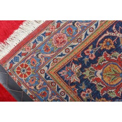 Vintage Persian Kashan Rug in Kork and Cotton - Size: 13'5 X 10'6