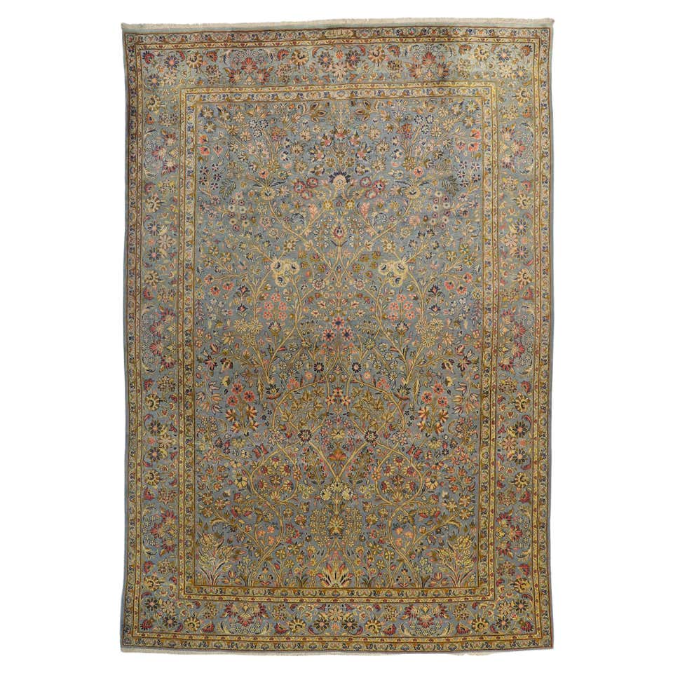 Vintage Persian Kashan Rug For Sale at 1stDibs