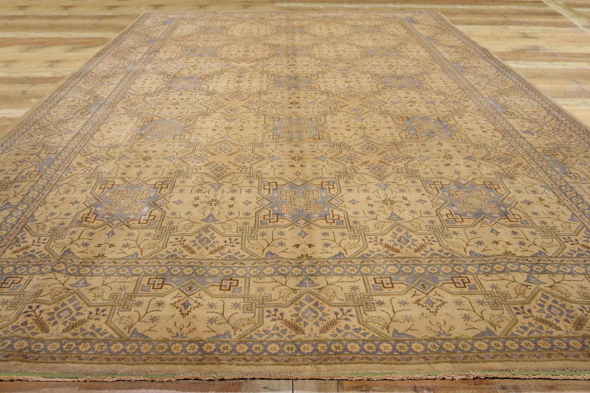 Vintage Persian Kashan Rug with Traditional Style en vente 1